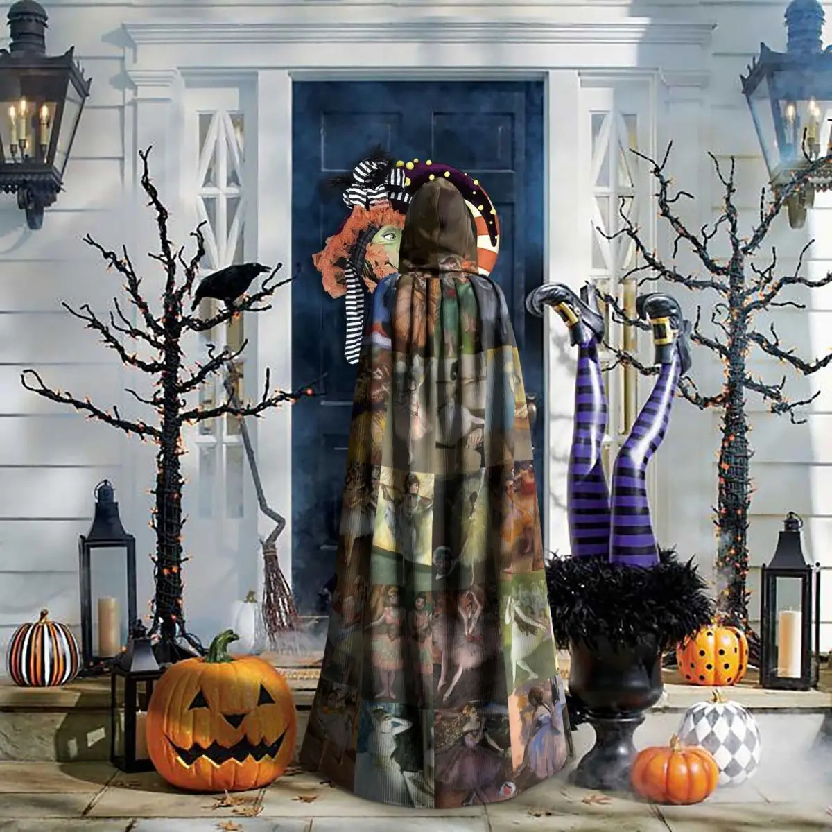 Эдгар дегас танцоры плащ с капюшоном для Хэллоуина женский мужской косплея