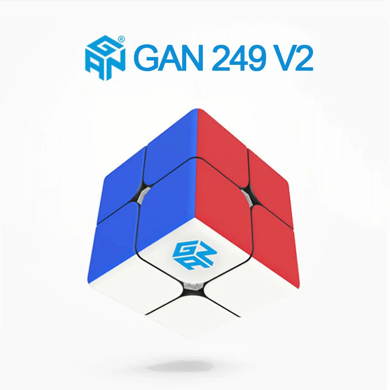 GAN 249 V2 2x2 магический скоростной кубик без наклеек GAN 249 В 2 профессиональные игрушки-головоломки GAN249 в 2