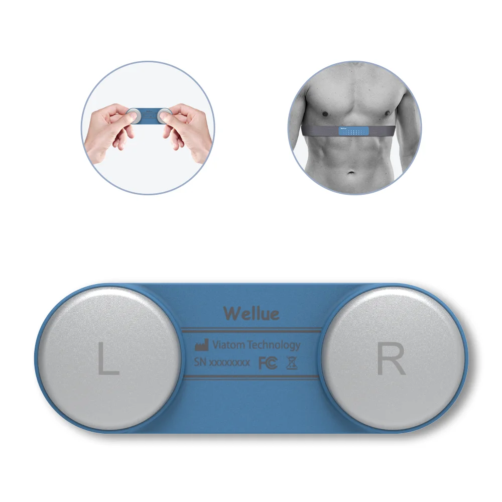 

Wellue DuoEK Wireless ECG Machine Portable Handheld EKG Monitor