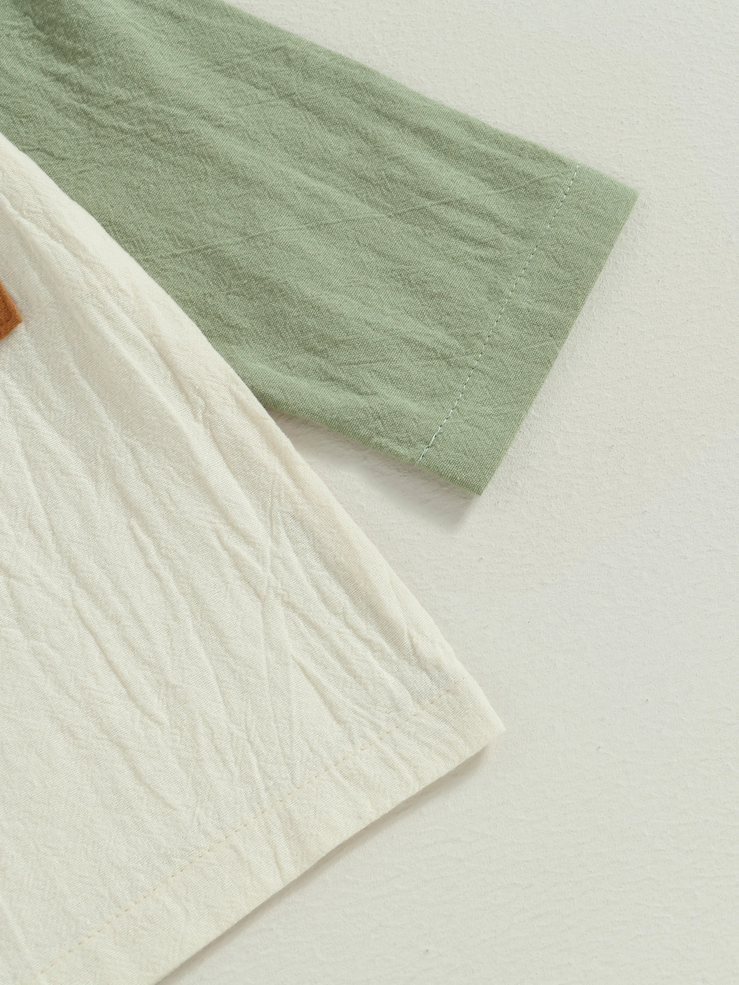 

Cute Infant Spring Outfit Adorable Contrast Color Long Sleeve Top with Elastic Waist Pants - Perfect Fall 2-Piece Clothing Set