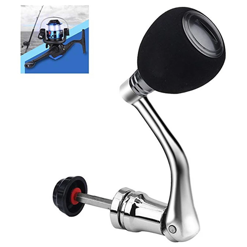 

Прочное и долговечное рыболовное колесо рокер Pinning колесо металлическая Модифицированная ручка EVA гладкое рыболовное колесо рокер