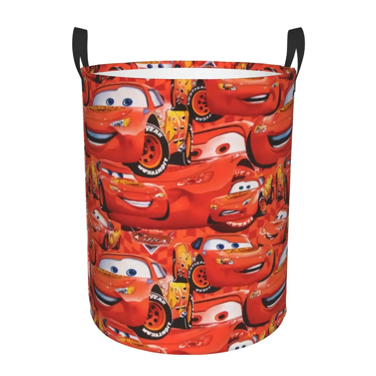 Корзина для белья Молния Маккуин складная корзина с коллажем в машине детская