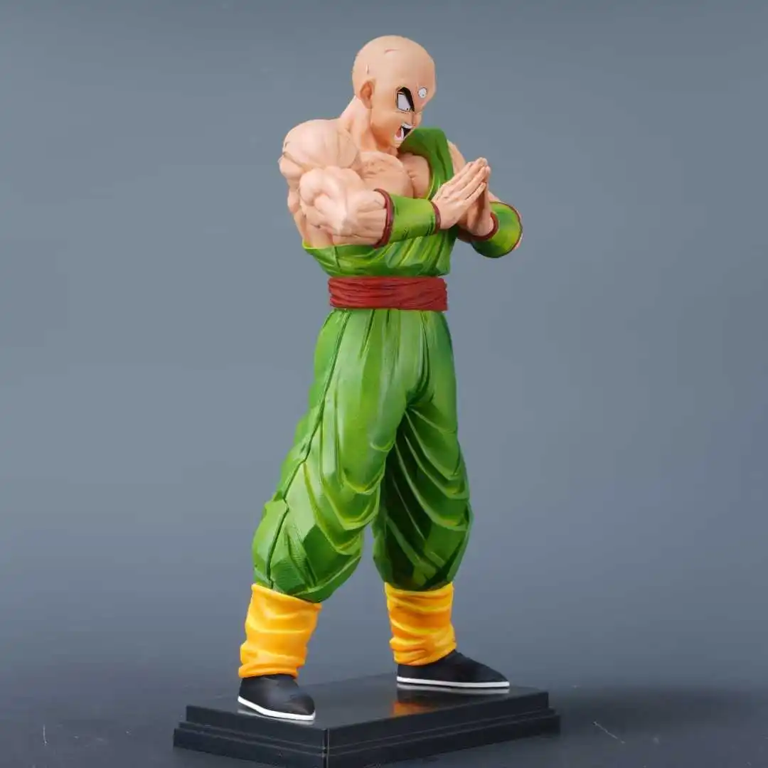 Фото Новый 34 см Dragon Ball аниме фигурка Tien Shinhan фигурки Tien Shinhan ПВХ статуя Коллекционная модель украшения рождественские подарки игрушки №4