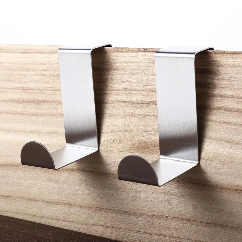 

Stainless Steel Multifunction S-Shape Door Rear Organizer For Kitchen Bathroom Home Key Hook Hook Clothes Hanger Storage Rack
