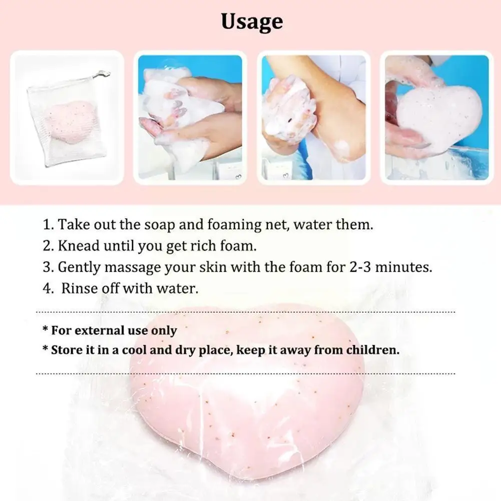 

Omy Lady Peach Scented Feminine Intimate Wash Whitening Body Soap Yoni Natural Whitening Scrub Bar Soap P4h9