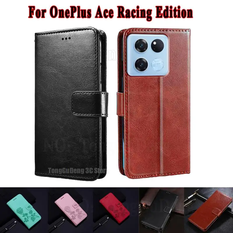 

чехол на OnePlus Ace Racing Edition PGZ110 6.59" Coque Magentic Phone Case Card Holder on One Plus Ace Race Speed Edition Fundas