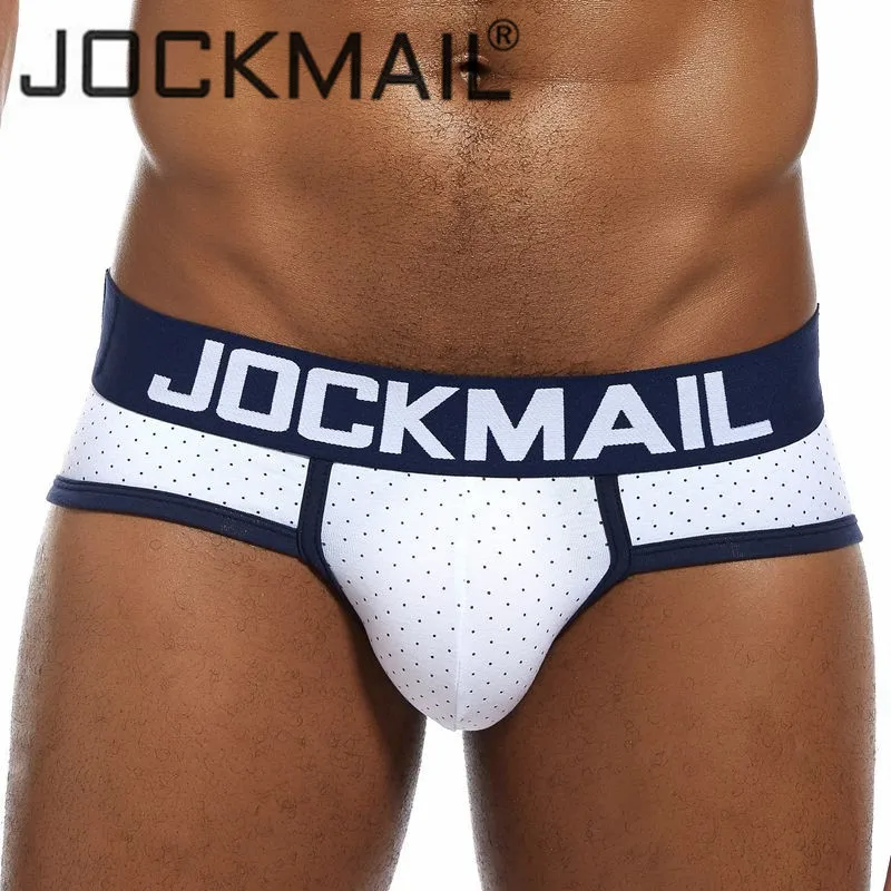 Трусы-бикини JOCKMAIL мужские в горошек Брендовое пикантное нижнее белье с