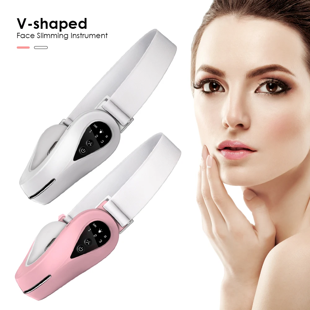 

1 шт. модный перезаряжаемый V-образный прибор для похудения лица складной портативный многофункциональный электрический инструмент для лиф...