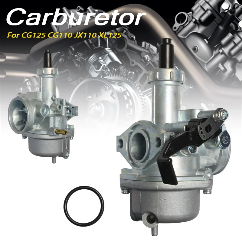 Фото Карбюратор в сборе для мотоциклов CG125, CG110, JX110, XL125 №1
