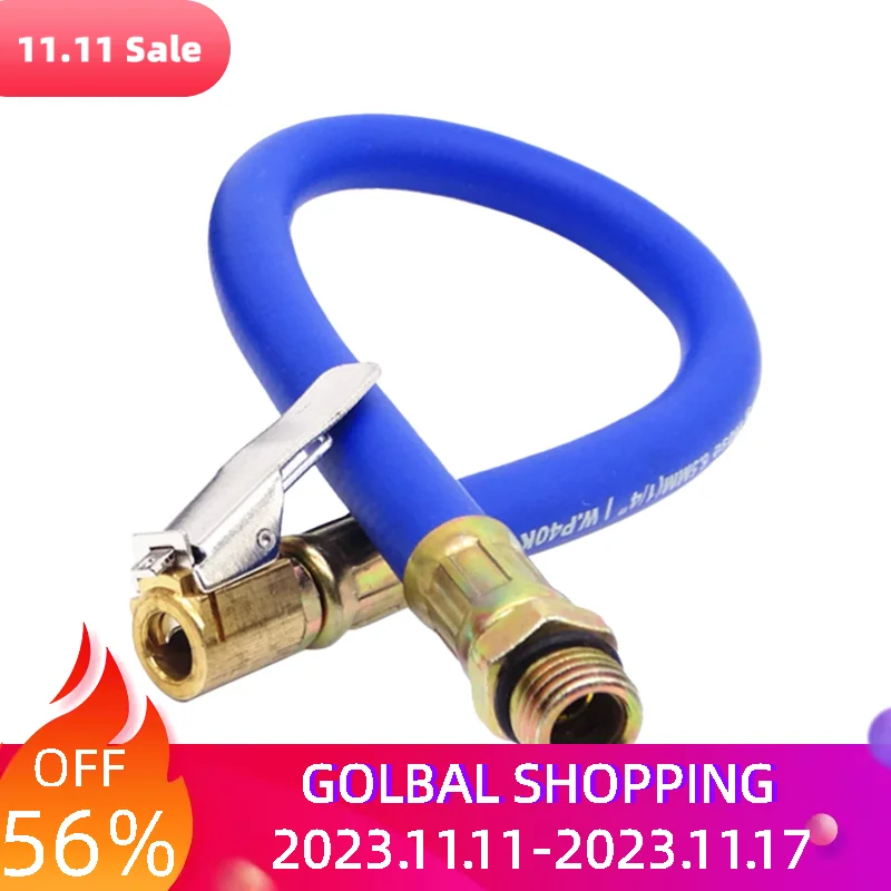 

Locking Air Chuck Flexible Accessories Extension Tube Campers Pressure Pump Tire Inflating Hose Cars Trucks Thread Adapter