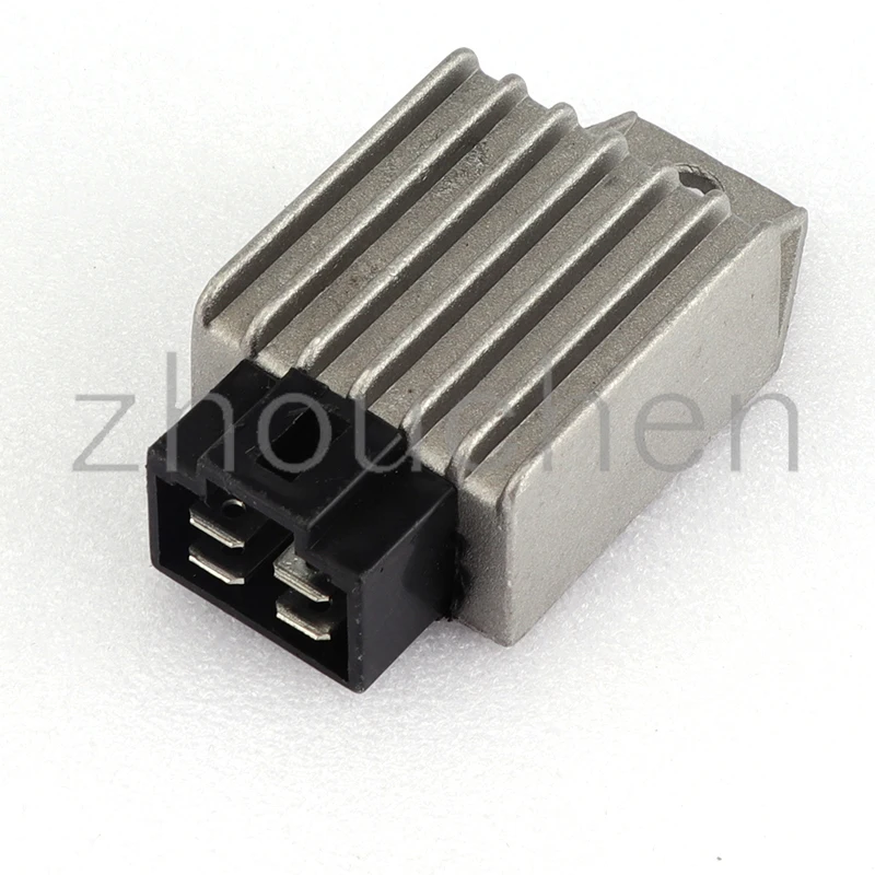 

12V 4Pin Motorcycle Scooter Voltage Regulator Rectifier fit for Buggie with GY6 50cc 125cc 150cc CD70 Moped Scooter ATV Gokarts