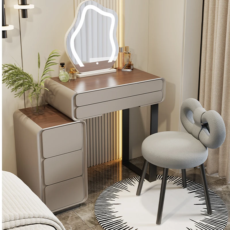 Зеркальные украшения туалетные столики туалетный столик искусственная кожа