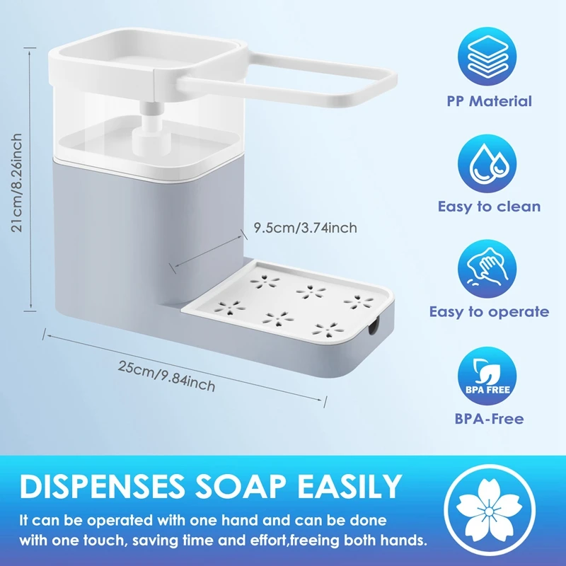 JFBL горячий дозатор жидкости держатель губки вешалка для полотенец чаша мытья