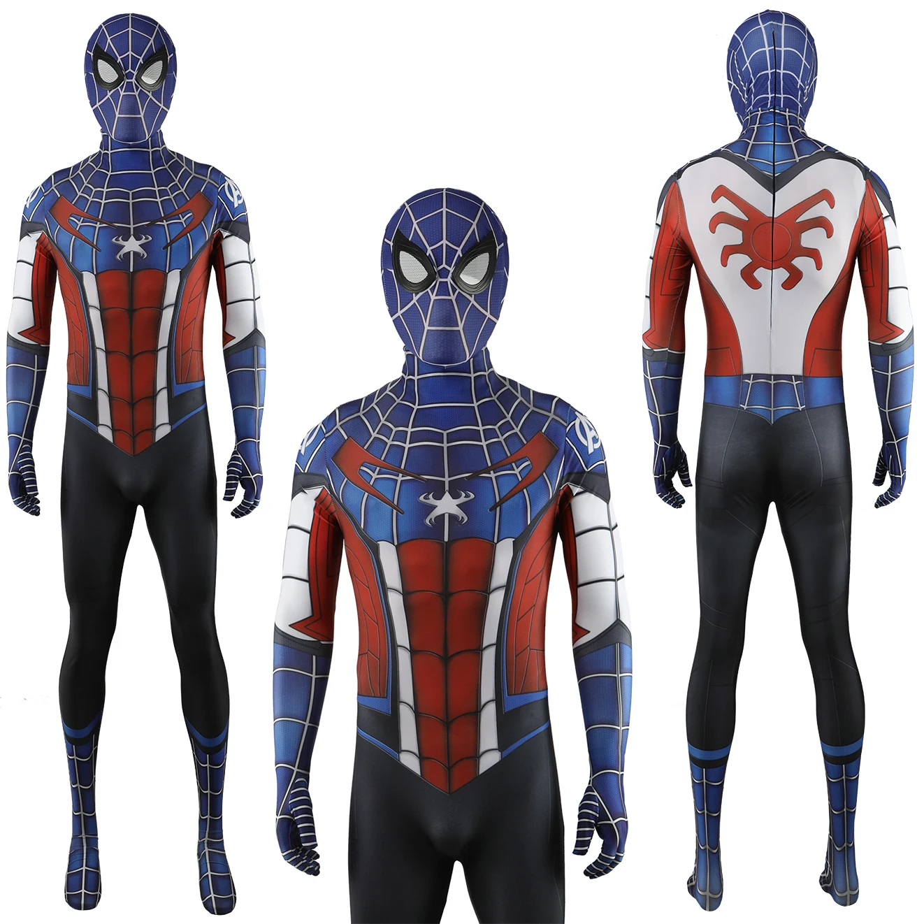 

Captain Home Coming Spidey Costume Cosplay Superhero America Men Zentai Bodysuit Spandex Boys Halloween Costume Adult Kids