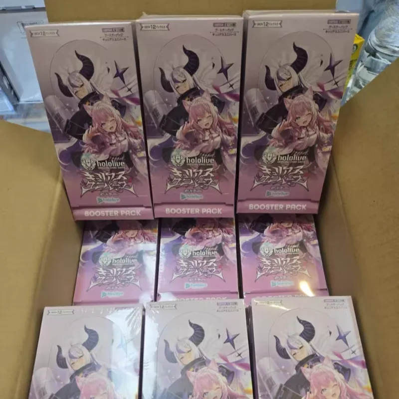 Фото Коллекционная карточная игра Hololive TCG Hbp01 Bp04 Blooming Radiance, японская версия, запечатанная оригинальная бустер-бокс упаковка, игрушка №4