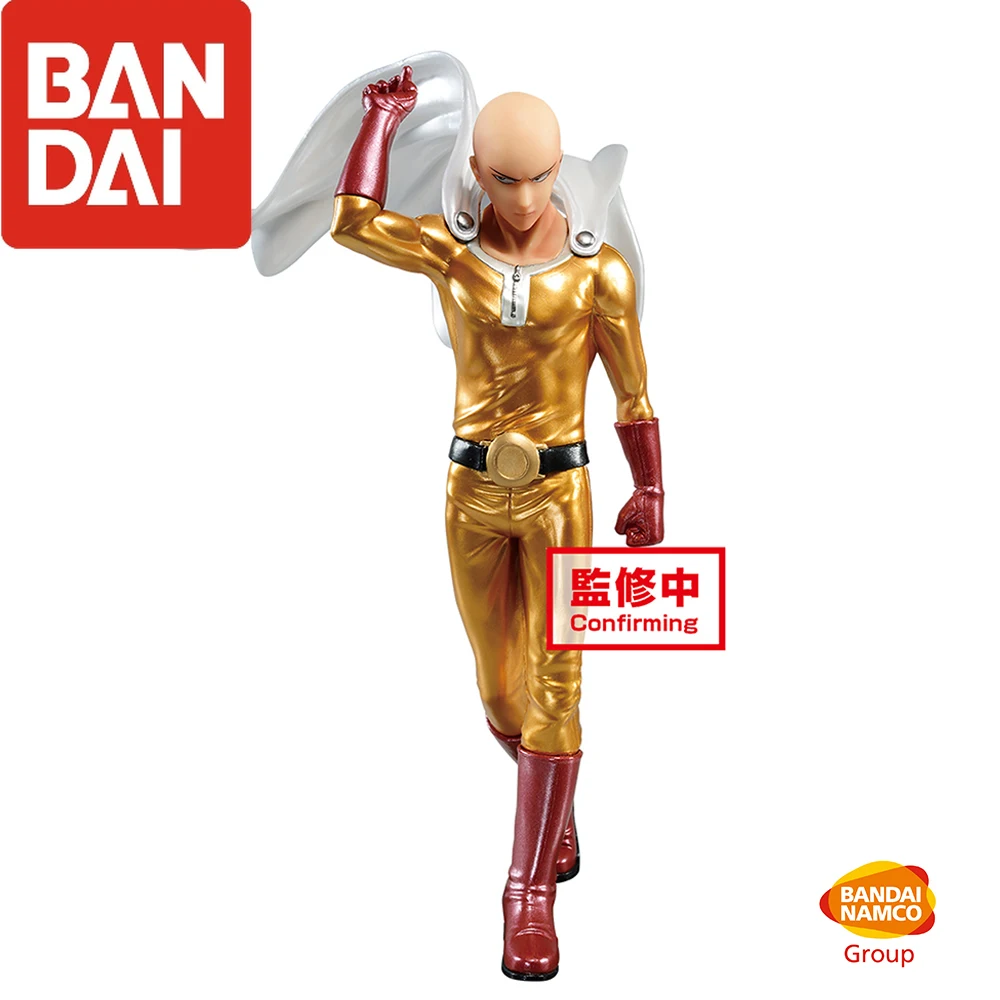 

Banpresto Anime One Punch-Man Doll Model Dxf Saitama Metallic 176926 Action Figure Pvc Collectible Toys for Boys