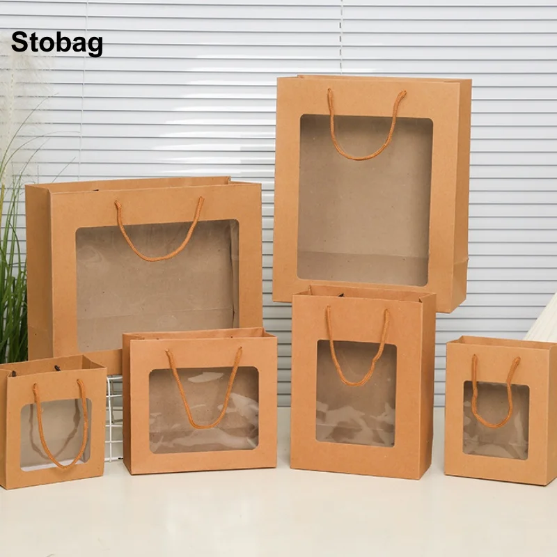 StoBag 12 шт. стандартная сумка для упаковки тортов многоразовая хранения сувениров