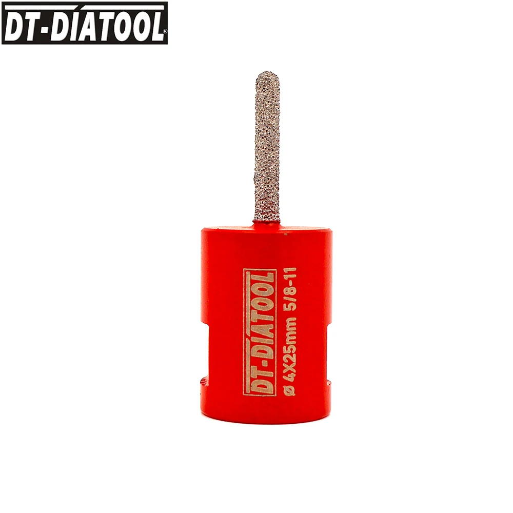 

Dia 4mm Diamond Mortar Raking Bits Coarse Miling For Mortar Raking Brick Removal 5/8 thread Vacuum Brazed Removal finger Bits