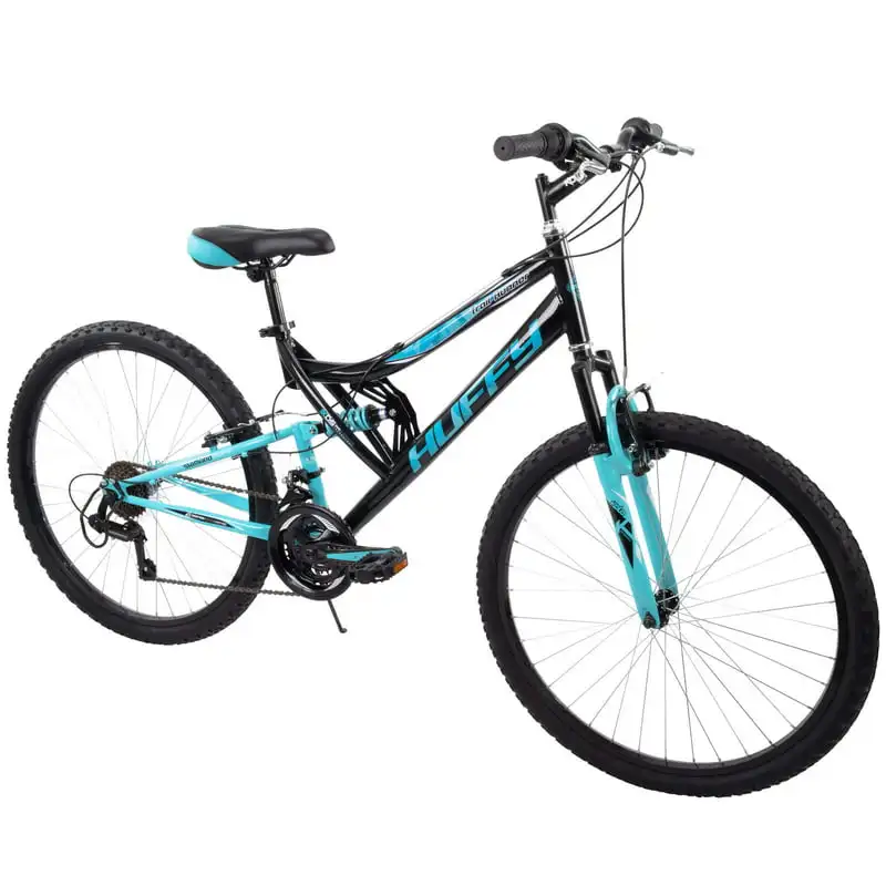 

Trail Runner Women's Full Suspension Mountain Bike, Black