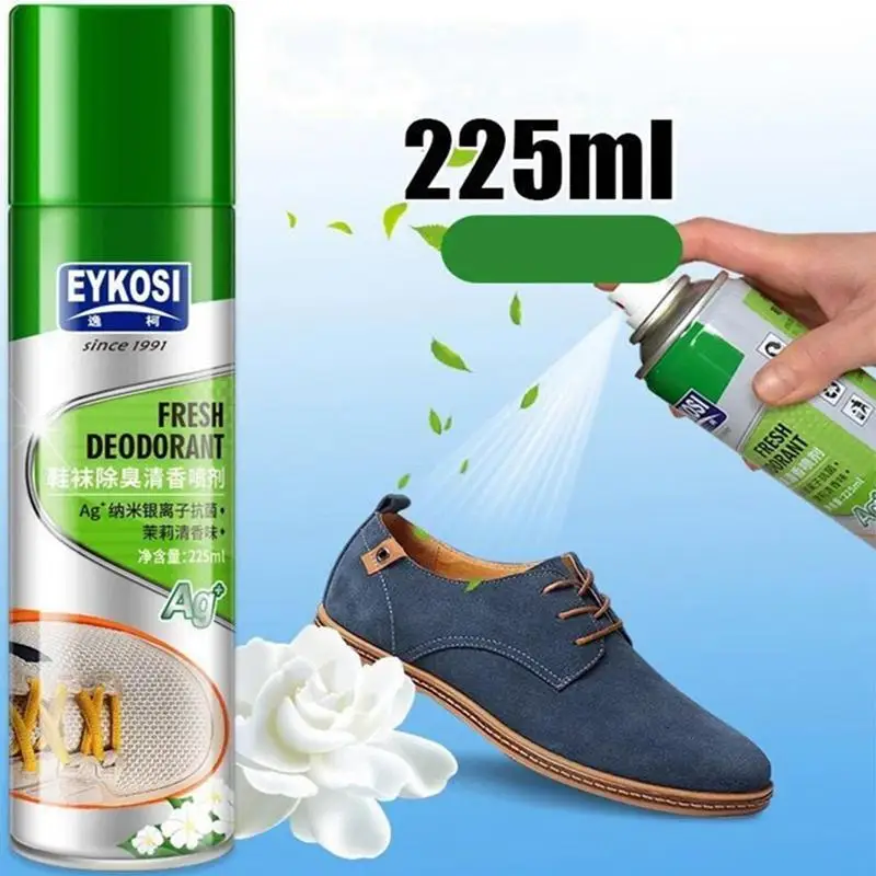 

225ml Shoe Freshener Sprays Odor Shoes Socks Deodoriser Multipurpose Fresh Scent Air Cleaning Sprays For Shoes Sneakers