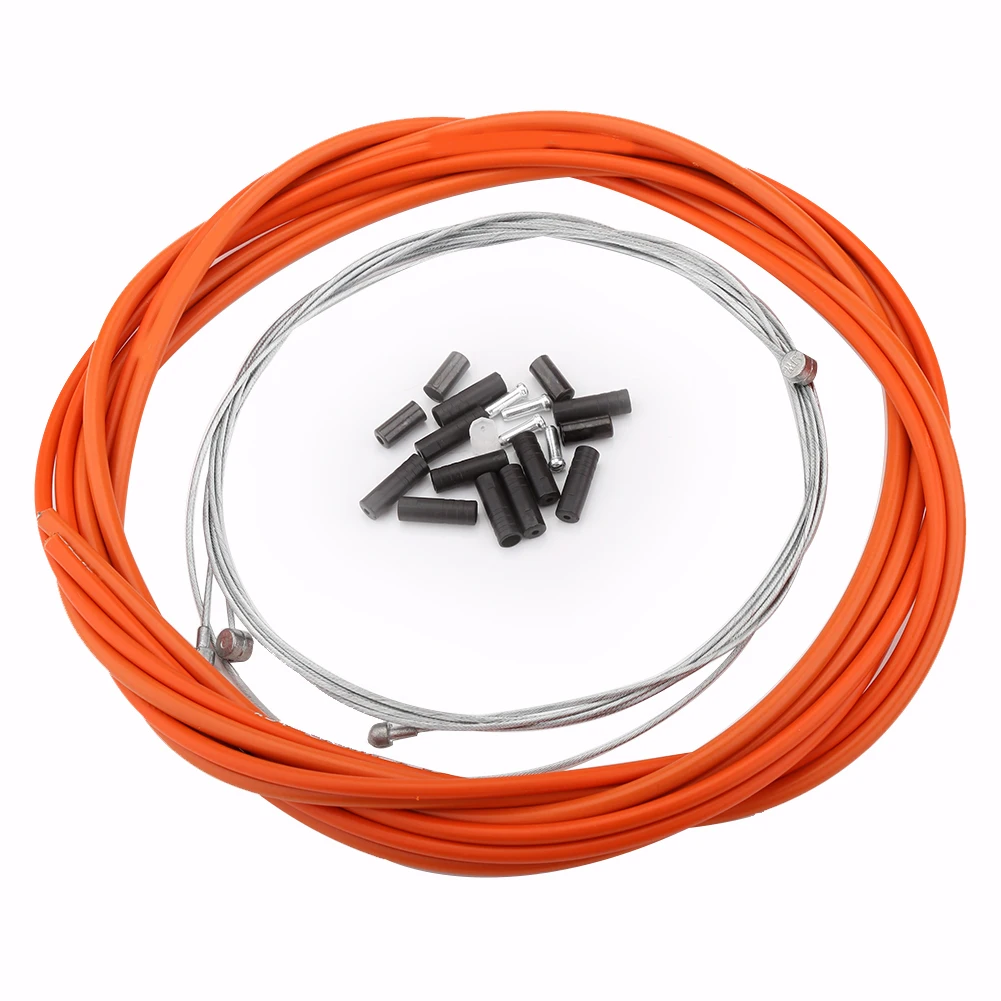 

Bike Front Rear Brake Cable Mountain BiCycle Repalcement Brake Cable with Housing Set (Orange) Bike Bike Bike Bike Bike Bike