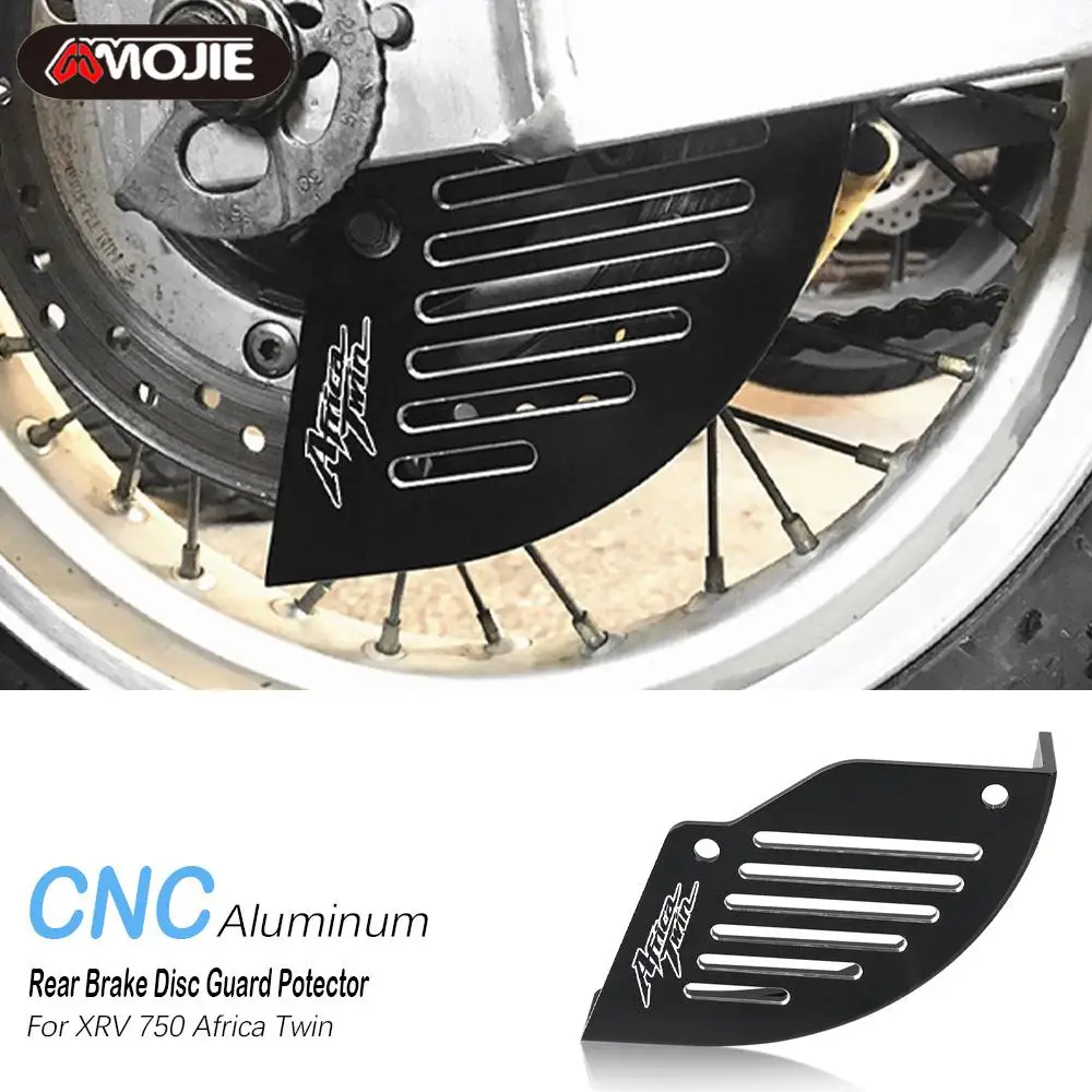 

CNC Aluminum Rear Brake Disc Guard Potector For Honda XRV750 XRV 750 Africa Twin Motorcycle Accessories XRV750 AfricaTwin