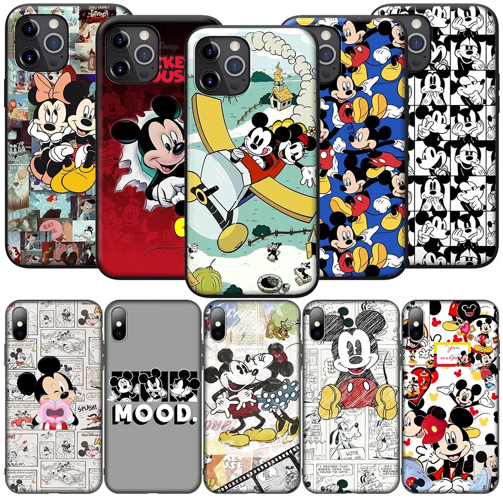 FL119 Чехол с Микки и Минни Маус для Samsung Galaxy A55 A53 A52 A51 A21S A21 A22 A24 A25 A13 A12 M15 M55 A05 A05S