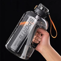 2 2l sports fitness large capacity water bottle with straw cup plastic outdoor gym office dropshipping wholesale water bottle