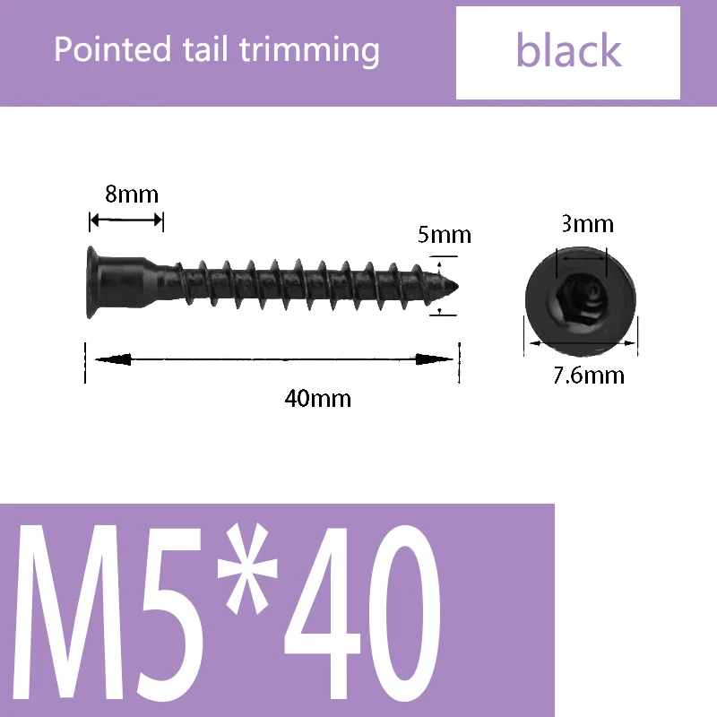

Черные саморезы из углеродистой стали M5