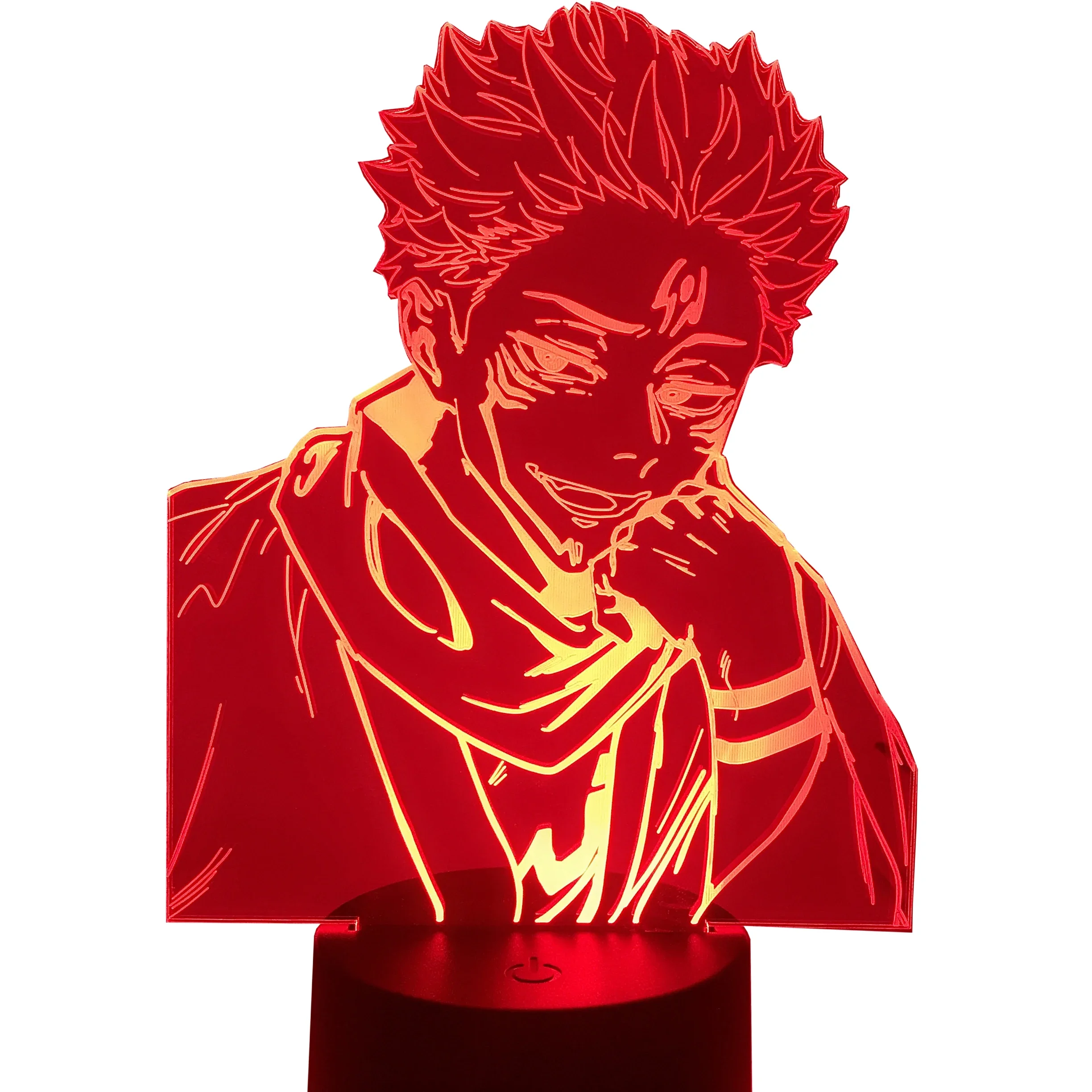 Jujutsu Kaisen аниме лампа Satoru Gojo Geto Suguru 3D визуальные акриловые ночные огни