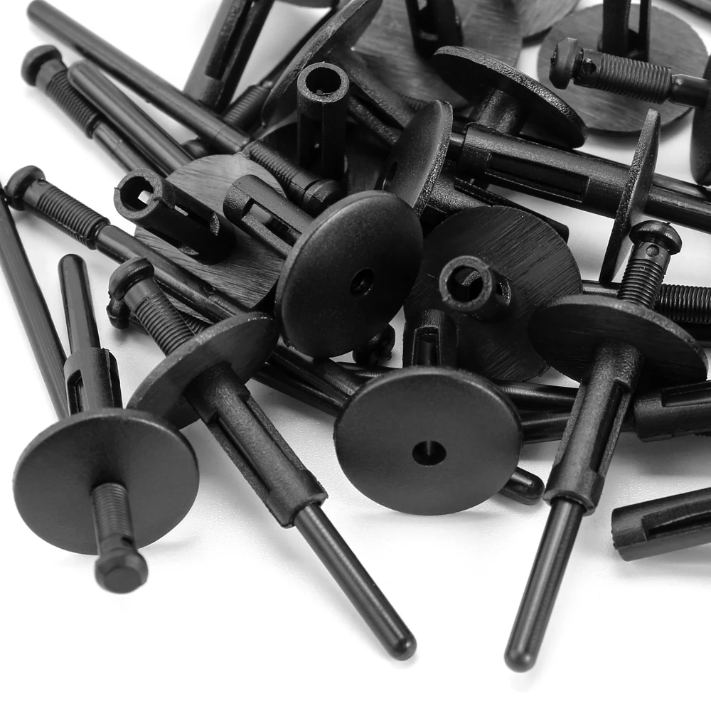 20 шт. автомобильные заклепки бампера Пластиковые Крепежные Зажимы для Mitsubishi