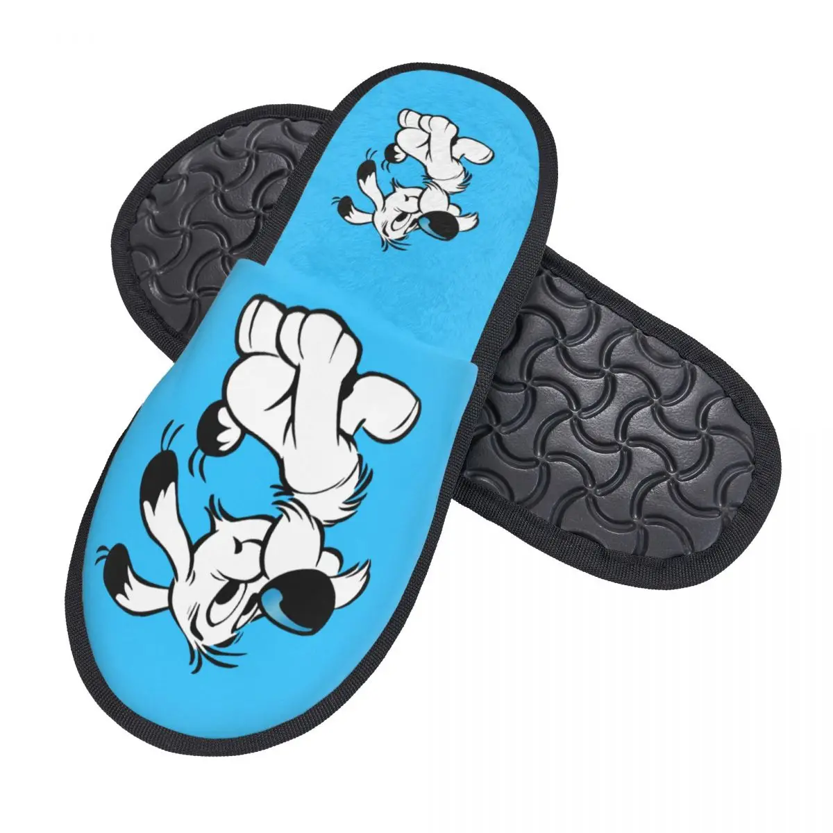 Удобные тапочки из пены с эффектом памяти Астерикс и Обеликс на заказ женские