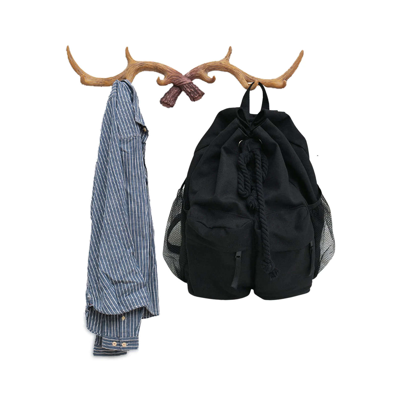 

Винтажный рюкзак брезентовый Рюкзак со шнурком моющийся рюкзак из переработанного хлопка в винтажном стиле эстетичный рюкзак унисекс для ...