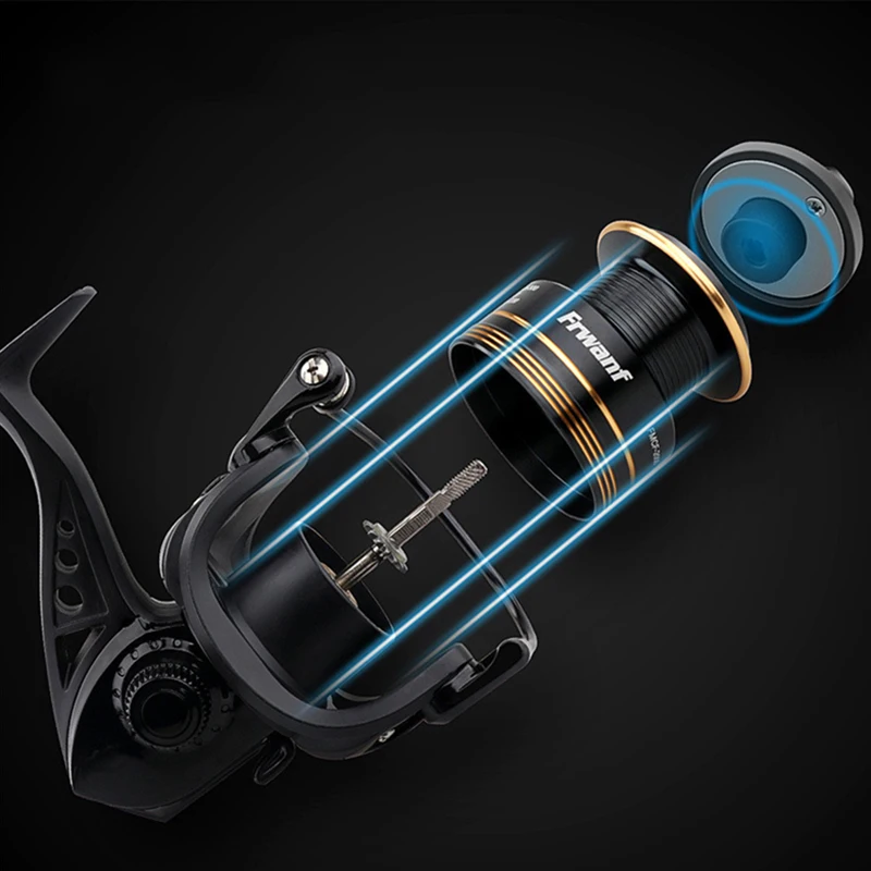 Metal Fishing Reel Gear Equipment Spool Marine Sport Spinning Wheel Water Proof Lures 2022 New Items Carretilha Seaknight enlarge