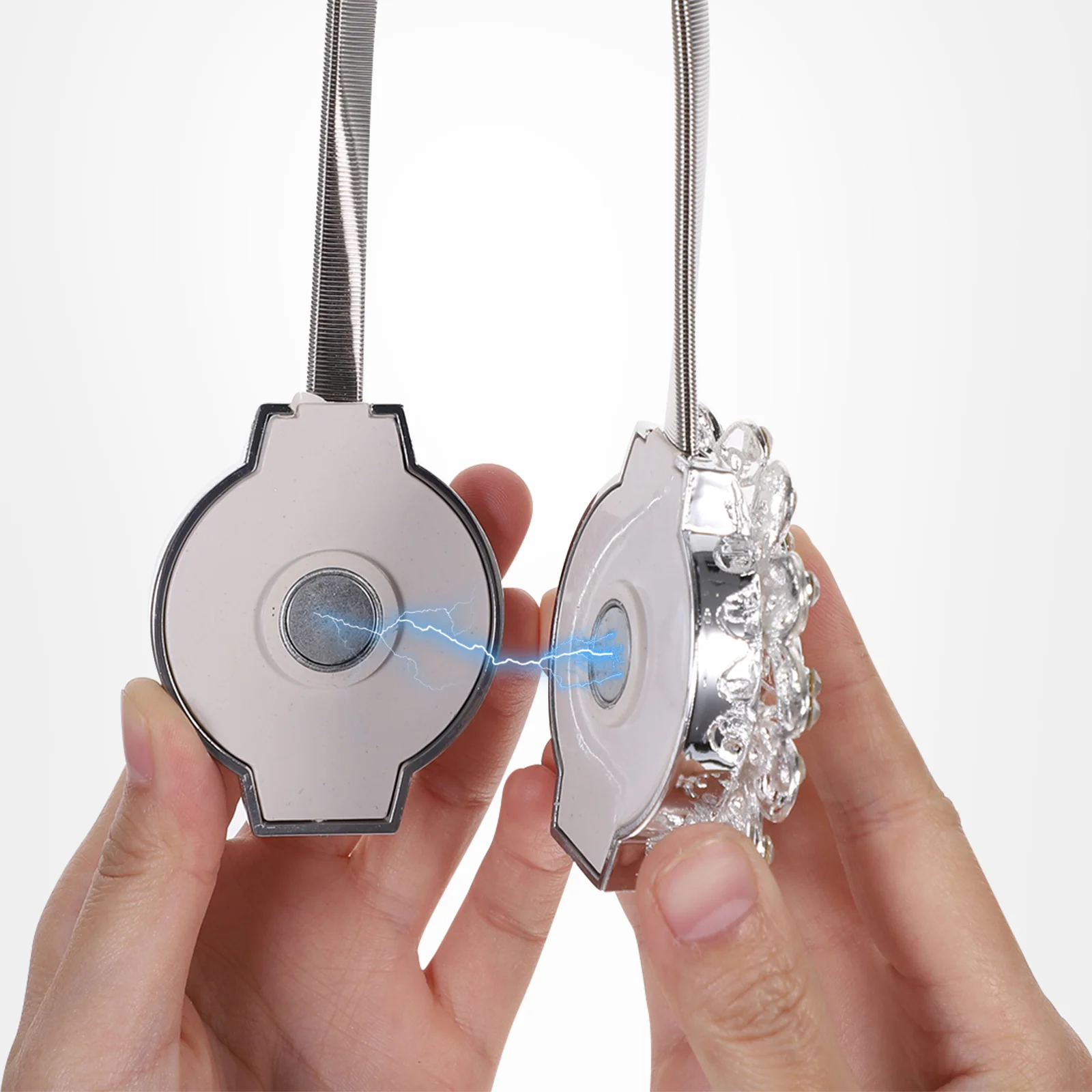 

Curtain Magnetic Drapery Backs Holdback Strap Holder Straps Rope Organizer Ropes Tiebacks Silver Tie Bucklerhinestone