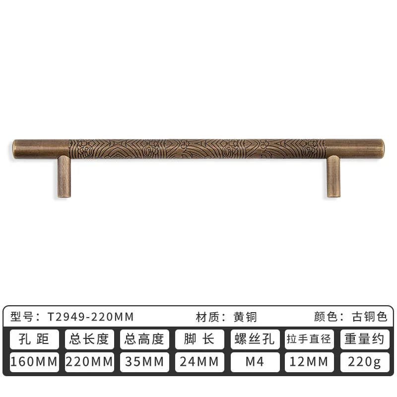 

Ручки для шкафов из латуни матовое золото/бронза