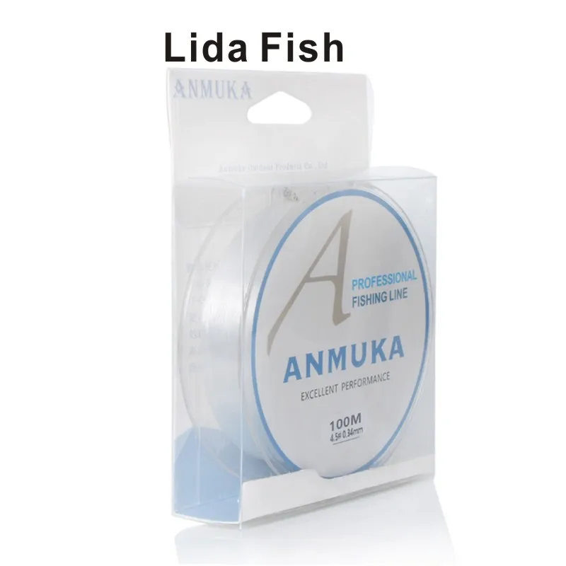 Lida Fish Brand Nylon line main line 100 meters transparent  line strong  Taiwan fishing imported from Japan enlarge