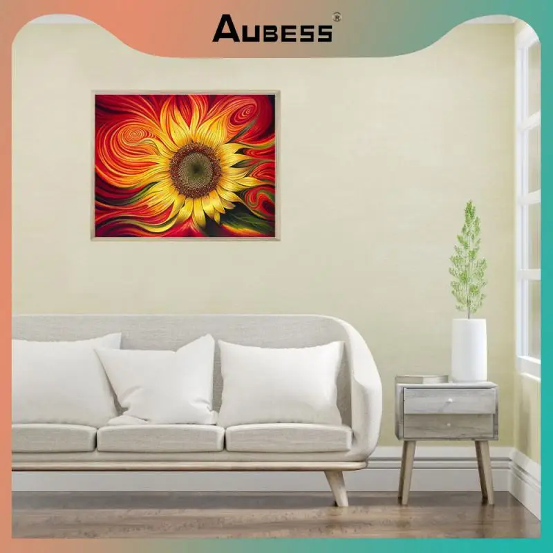 

Набор для рисования по номерам на холсте Цветы, пейзаж, подсолнухи