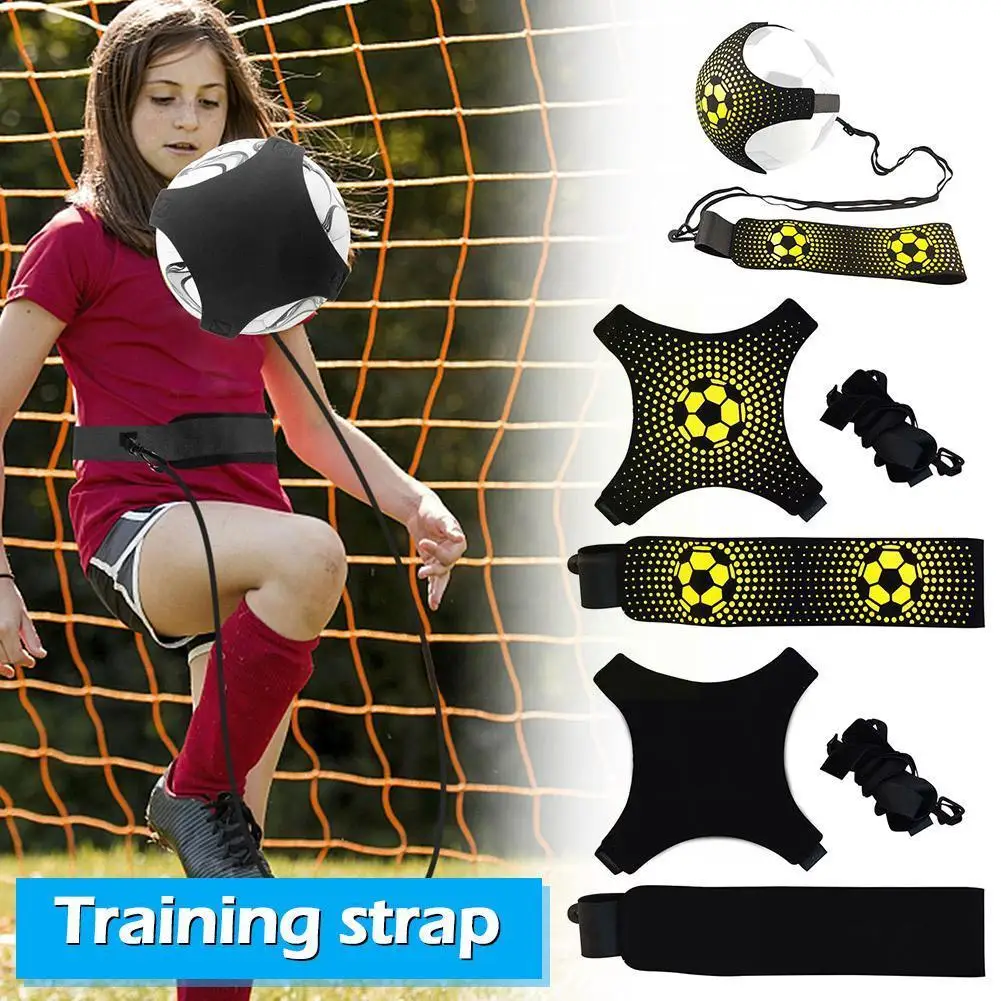 

Football Training Equipment Soccer Ball Juggle Bag Soccer Auxiliary Kids Children Football Kick Belt Kick Trainer Circ D4d0