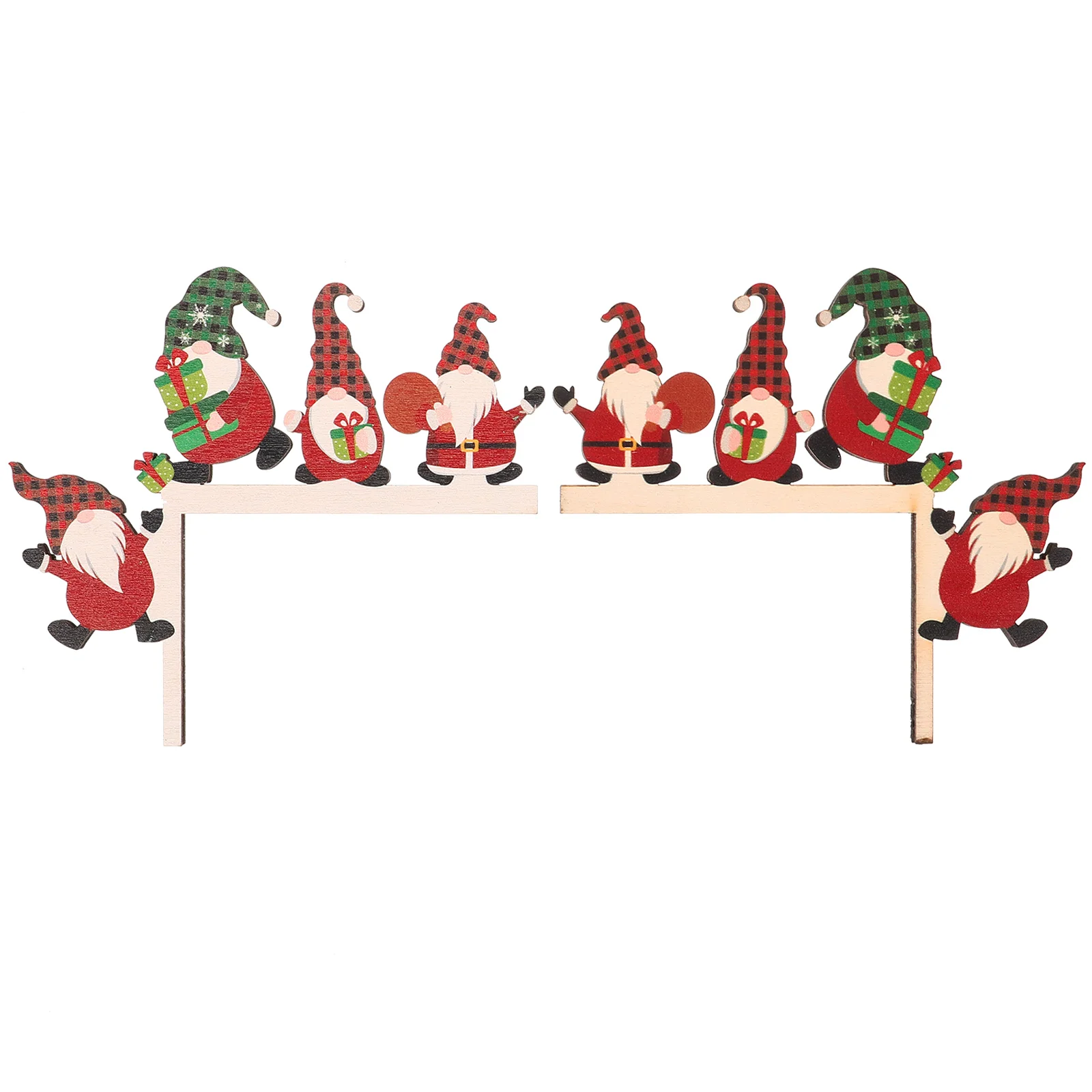 Осенний декор рождественские украшения креативная деревянная угловая дверная