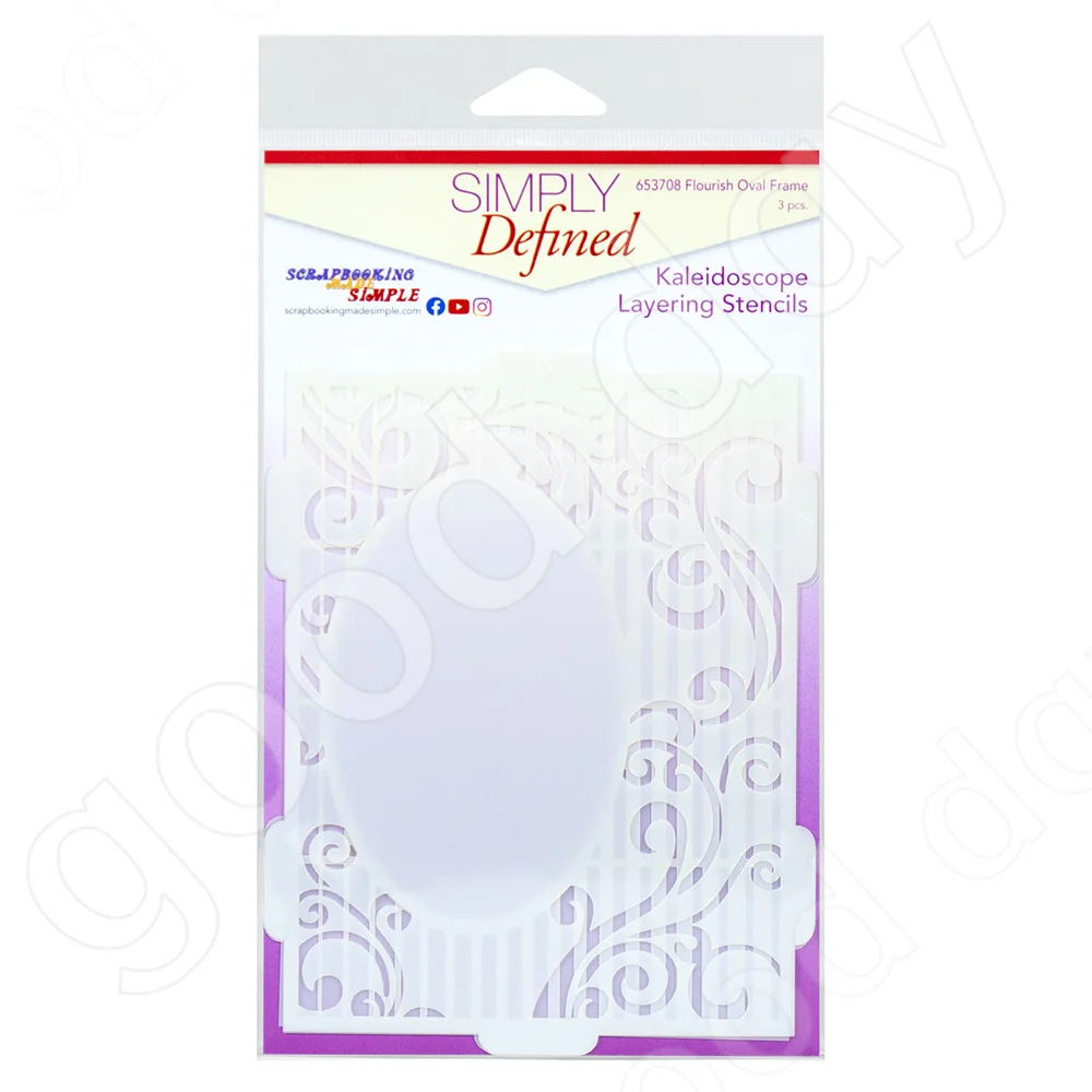 

Arrival 2022 New Hot Sale Flourish Oval Frame Stencil Scrapbook Diary Decoration Embossing Template Diy Greeting Card Handmade