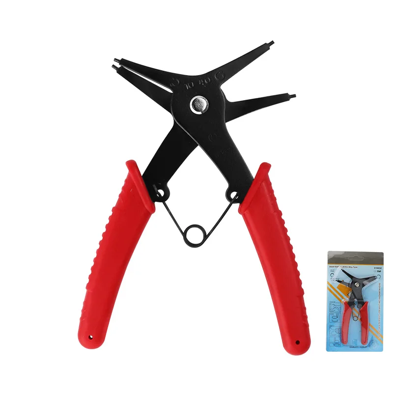 

2 в 1, плоскогубцы для внутреннего внешнего стопорного кольца, многоцветные плоскогубцы двойного назначения, стопорные кольца, инструмент для внутренних наружных колец