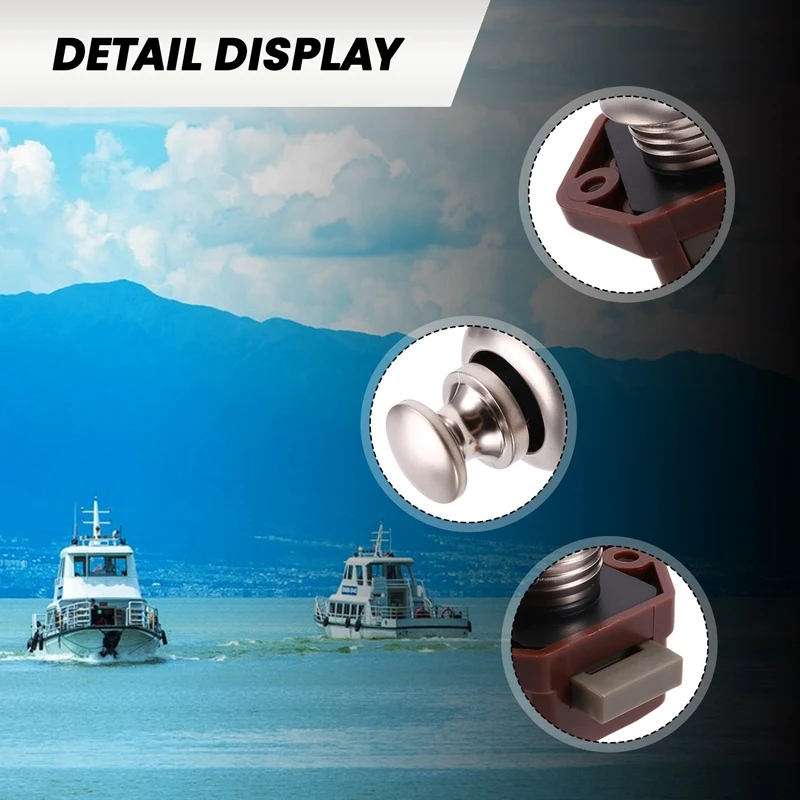 Кнопочный замок с защелкой бытовая кнопка для дверей мебели