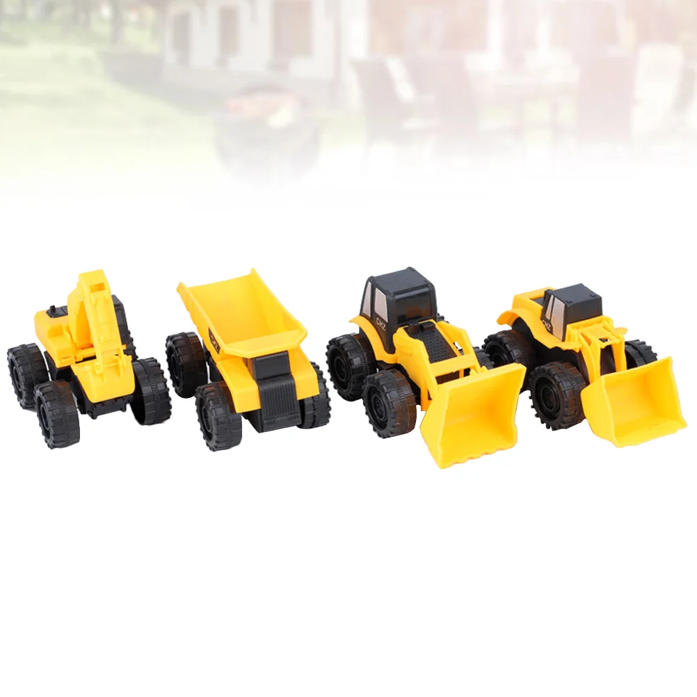 

4 шт., детский пластиковый экскаватор