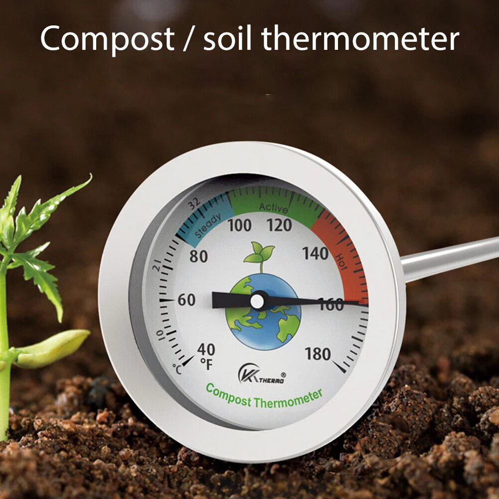 

Sturdy and Durable Compost Soil Tester Meter Probe - Perfect for Temperature Monitoring in Gardening and Farming