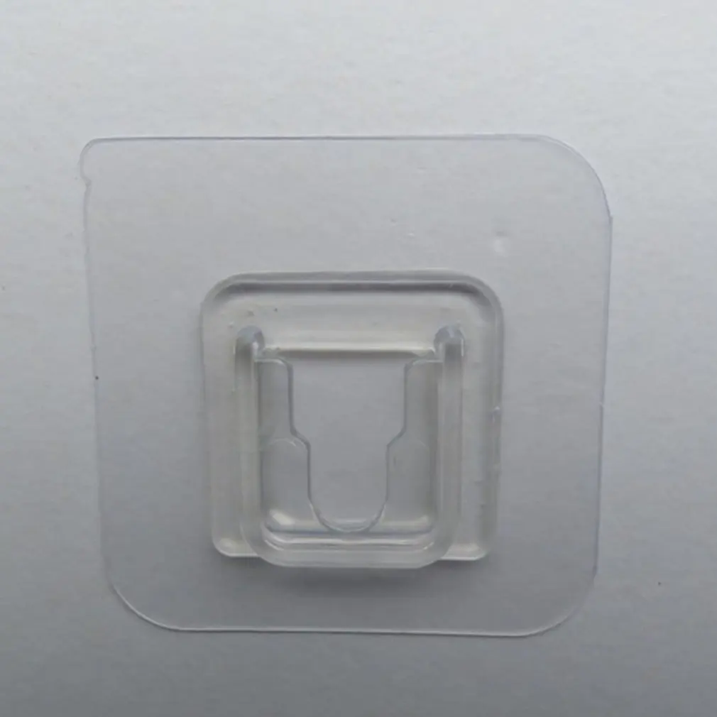 

2022 Double-Sided Adhesive Wall Hooks Hanger Strong Transparent Hooks Suction Cup Sucker Wall Storage Holder For Kitchen Bathroo