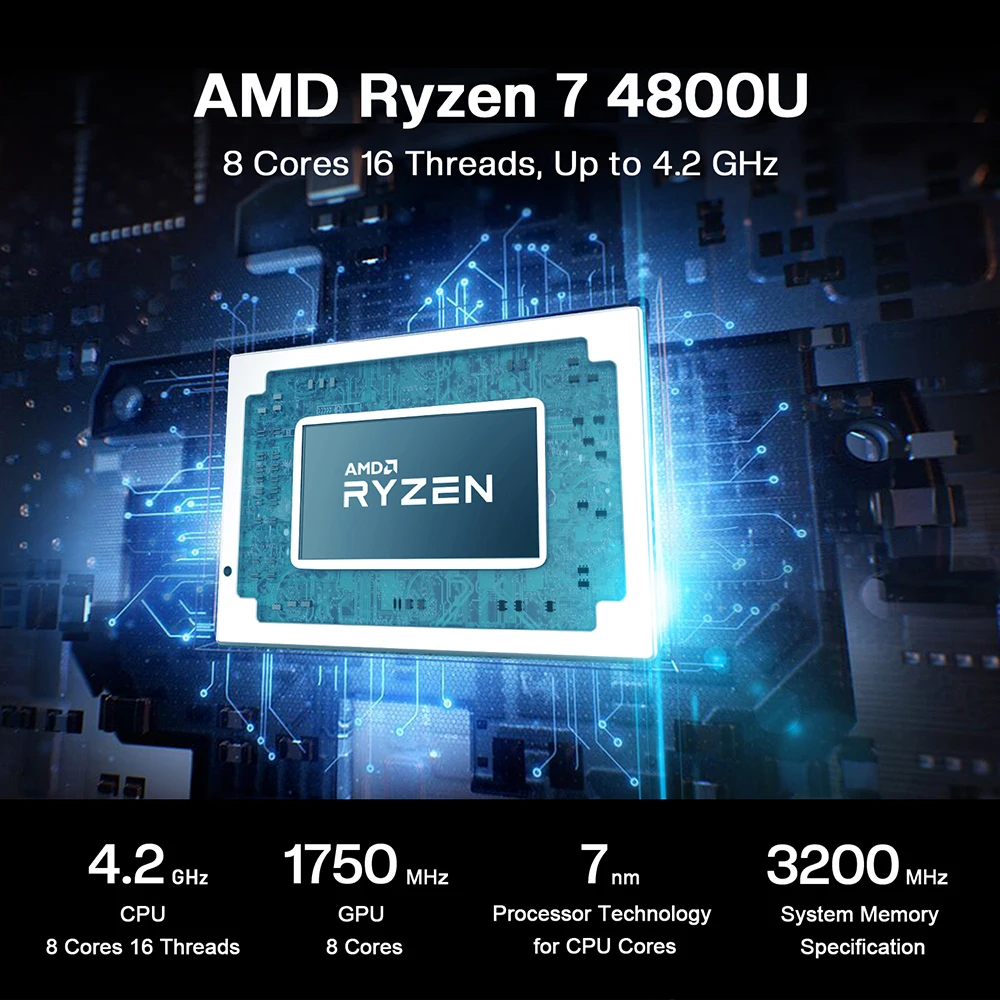 Beelink SER4 Мини ПК AMD Ryzen 7 4800U SER3 3750H Windows 11 Pro DDR4 4K Dual HD 1000M Wifi 6E игровой компьютер SER |