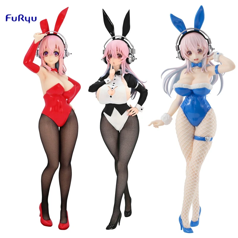 

Аниме Кукла FuRyu Oni Ani SUPER SONICO Rabbit Girl, игрушка для мальчиков и девочек, детский подарок на день рождения