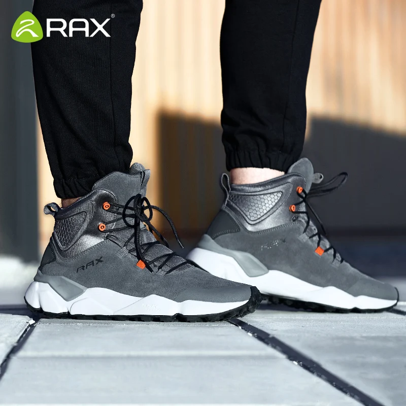 

Rax 2023 Winter Newest Hiking Shoes Men Outdoor Sports Snearker for Men Mountain Boot Antislip Warm Snow Boots Waterproof 470