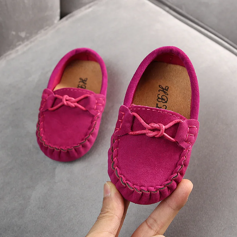 

Classic Kids Slip On Leather Flats Girls Loafers Boys Casual Shoes Toddler Children Boat Shoes Fashion Child Sneakers
